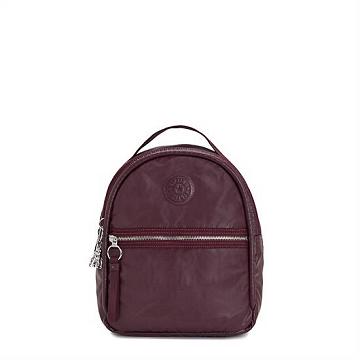 Plecaki Kipling Kae Metallic Bordowe | PL 1625AH